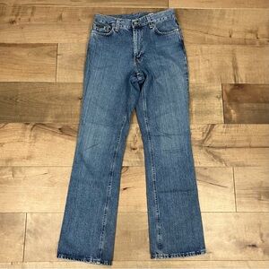 Vintage Y2K Calvin Klein Jeans Women’s Size 6 Bootleg Blue Denim Italy